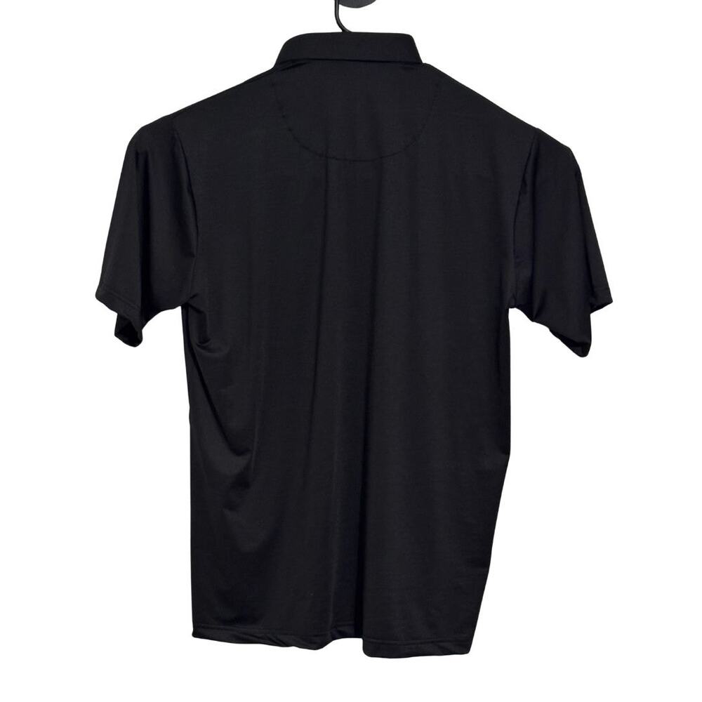 Collars & Co Mens Large Solid Black Featherweight Flex Polo NWOT - Picture 5 of 7